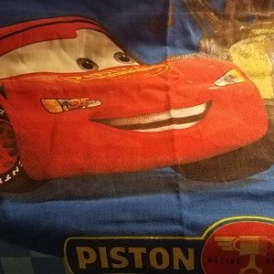 Pixar Cars single pillowcase blue red